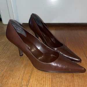 Chocolate Brown Heels - NEW